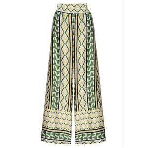 NEW MISA Los Angeles Rialta Pants Womens XS Limoncello Wide Leg Resort Boho Chic